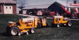 New line up of Cub cadet riders aprox 1964